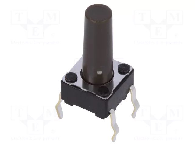Microswitch TACT; SPST; Pos: 2; 0.05A/12VDC; THT; 1.6N; 6x6x3.5mm ALPS SKHHDUA010