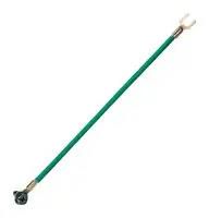GND CABLE, RING TONGUE-FORK TONGUE, 8" 30-3184