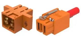 RECT PWR CONN, PLUG/RCPT, 2POS, 1ROW 1-2332664-1