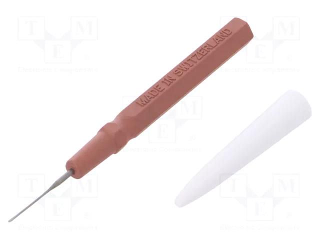 Precision oiler; Ø: 0.7mm; L: 68mm; polyamide; ESD IDEAL-TEK IDL-REDESD