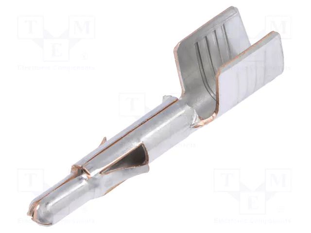 Contact; male; phosphor bronze; tinned; 3÷5mm2; 12AWG÷10AWG TE Connectivity 350922-3/C