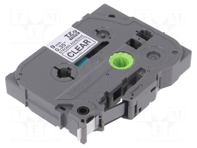 Tape; 9mm; 8m; transparent; Character colour: black BROTHER BR-TZES121