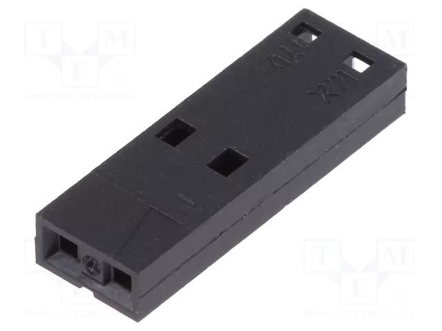Connector: wire-wire/PCB; plug; female; PIN: 2; SL; for cable MOLEX MX-50-57-9002