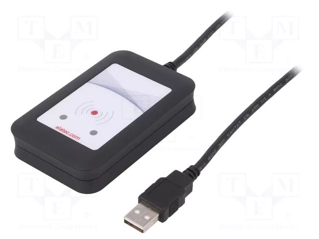 RFID reader; 4.3÷5.5V; USB; antenna; Range: 100mm; 88x56x18.5mm ELATEC T4BT-FB2BEL7-XBP