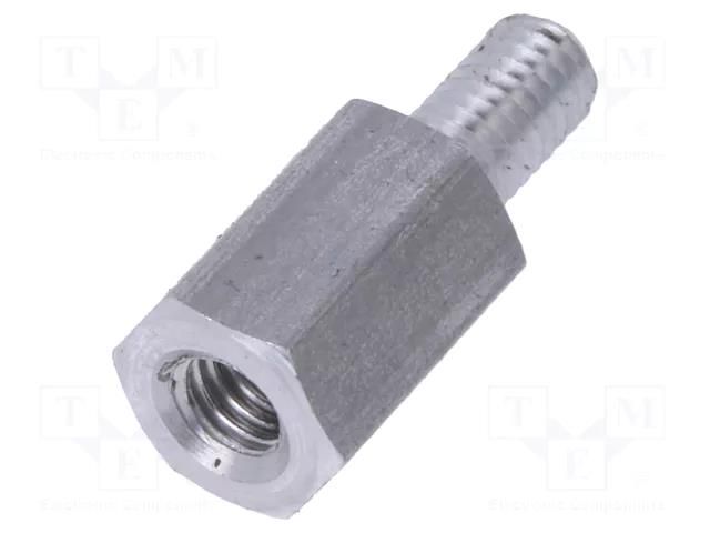 Screwed spacer sleeve; 8mm; Int.thread: M3; Ext.thread: M3 DREMEC TFM-M3X8/DR234