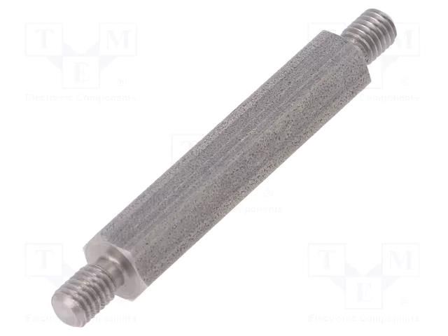 Screwed spacer sleeve; 40mm; Ext.thread: M5; hexagonal DREMEC TMM-M5X40/DR448
