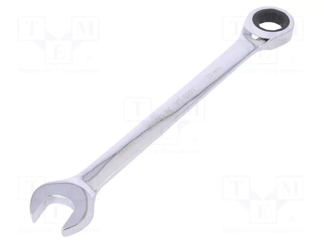 Wrench; combination spanner,with ratchet; 22mm YATO YT-0201