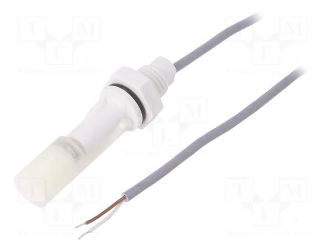 Sensor: liquid level; -20÷130°C; OUT: SPST-NO; lead; 1A; 100W; LS03 MEDER LS03-1A85-PP-5000W