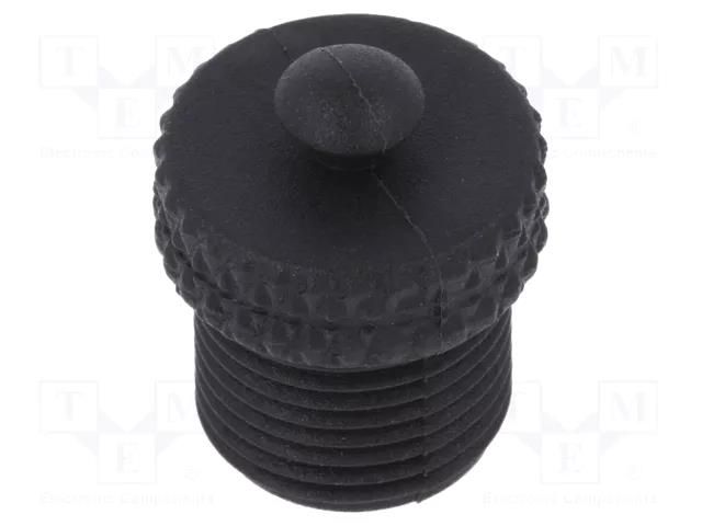 Protection cover; female M12 connectors; IP67; plastic BULGIN PXPPAM12CAM