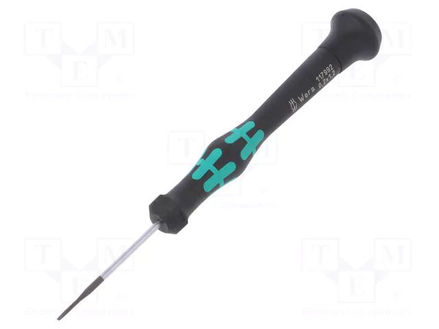 Screwdriver: precision; slot; 1.2x0.2mm; Blade length: 40mm WERA WERA.05117992001