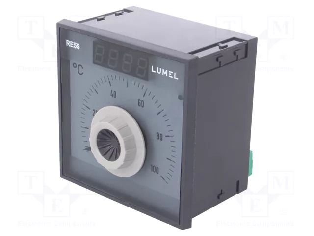 Automation module: regulator; Pt100; temperature; 0÷100°C; SPDT LUMEL RE55-022100M0
