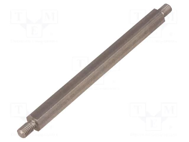 Screwed spacer sleeve; 85mm; Ext.thread: M5; hexagonal DREMEC TMM-M5X85/DR448