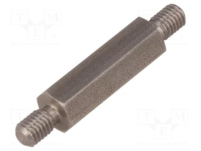 Screwed spacer sleeve; 25mm; Ext.thread: M5; hexagonal DREMEC TMM-M5X25/DR448