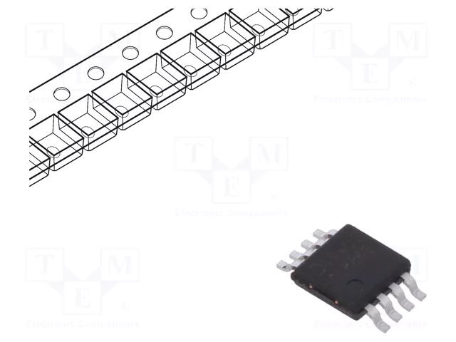 IC: driver; buck; LED driver; MSOP8; 1.5A; Ch: 1; PWM,linear dimming DIODES INCORPORATED AL8861MP-13