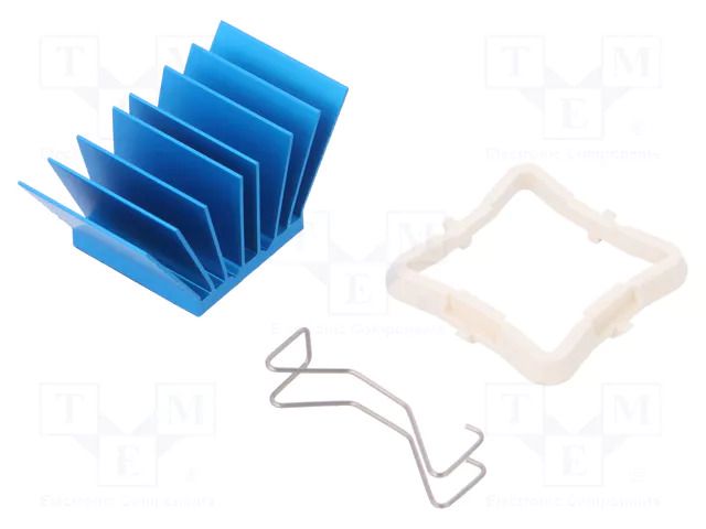 Heatsink: extruded; grilled; BGA; blue; L: 21mm; W: 21mm; H: 17.5mm Advanced Thermal Solutions ATS-50210P-C1-R0