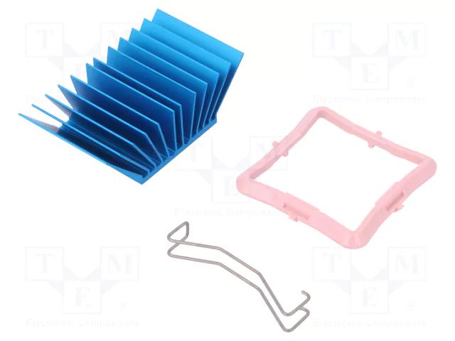 Heatsink: extruded; grilled; BGA; blue; L: 33mm; W: 33mm; H: 17.5mm Advanced Thermal Solutions ATS-50330P-C1-R0