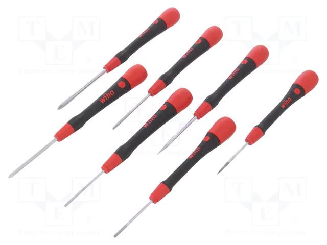 Kit: screwdrivers; precision; Phillips,slot; PicoFinish®; 7pcs. WIHA WIHA.42991