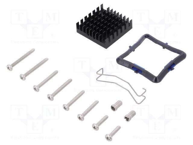 Heatsink: extruded; grilled; black; L: 31mm; W: 31mm; H: 9.5mm Advanced Thermal Solutions ATS-61310D-C1-R0