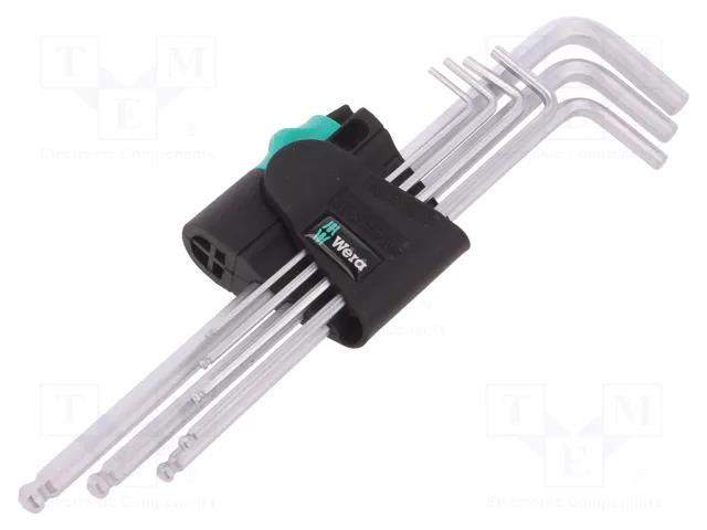 Wrench-set; Hex Plus key; steel; 7pcs. WERA WERA.05022181001