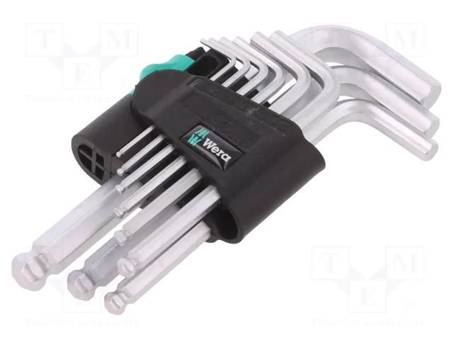 Wrench-set; Hex Plus key; 9pcs. WERA WERA.05133163001