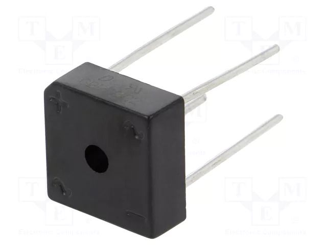 Bridge rectifier: single-phase; Urmax: 200V; If: 8A; Ifsm: 175A DC COMPONENTS GBPC802-DC
