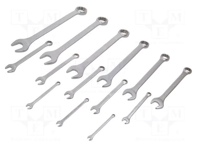 Wrench-set; combination spanner; 14pcs. BAHCO SA.111M/14T