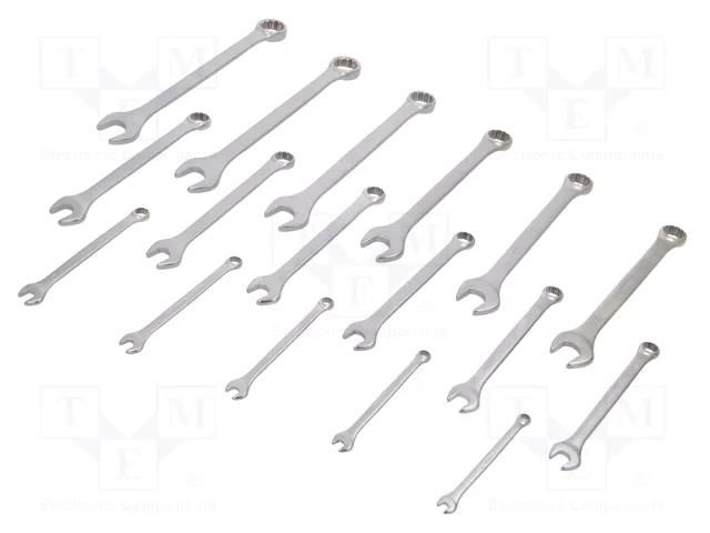 Wrench-set; combination spanner; 17pcs. BAHCO SA.111M/17T