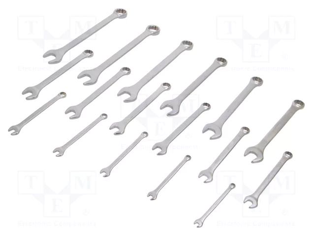 Wrench-set; combination spanner; 17pcs. BAHCO SA.111M/17T