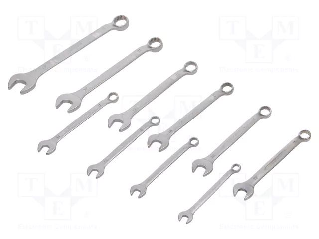 Wrench-set; bent,combination spanner; 10pcs. BAHCO SA.1952M/10