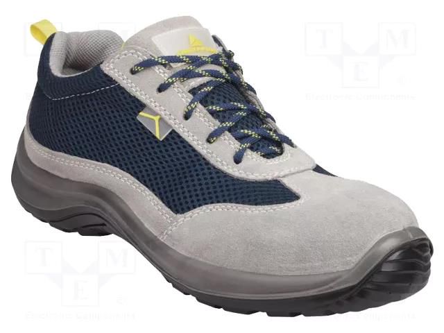 Shoes; Size: 38; grey-blue; polyester,suede split leather DELTA PLUS DEL-ASTISPGB38