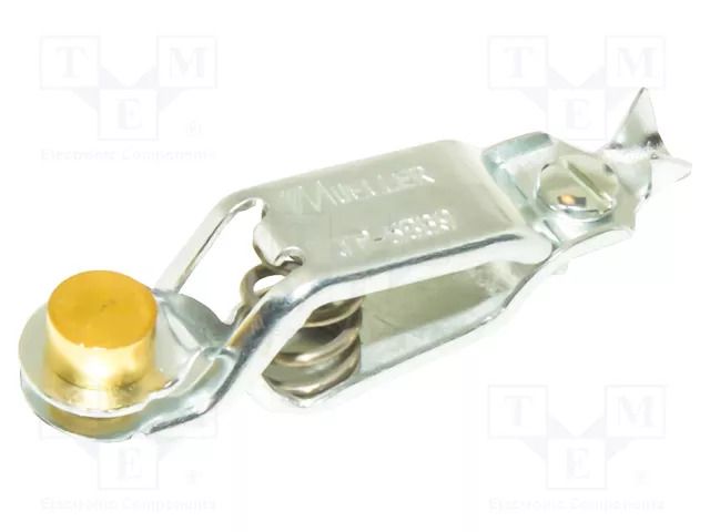 Crocodile clip; 20A; Grip capac: max.13.2mm; Overall len: 61mm MUELLER ELECTRIC BU-JP-5869-B