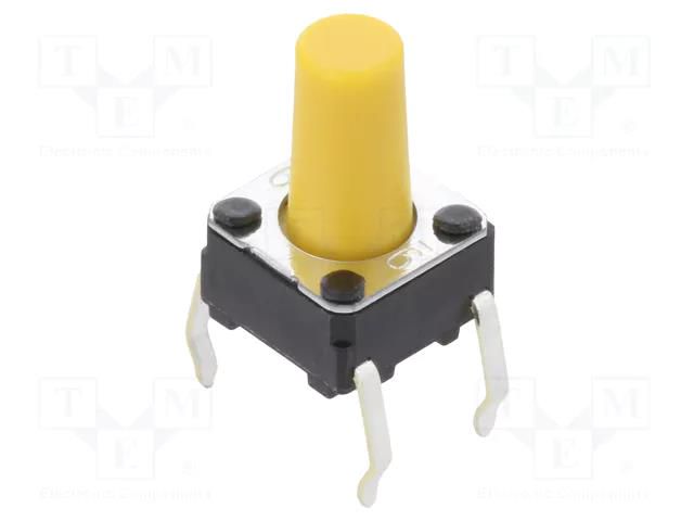 Microswitch TACT; SPST-NO; Pos: 2; 0.05A/24VDC; THT; none; 1.47N OMRON Electronic Components B3F-1072
