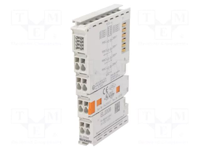 Industrial module: digital output; -25÷60°C; IP20; 24VDC; OUT: 8 Beckhoff Automation EL2008