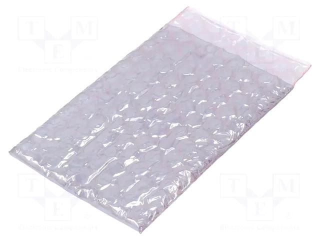 Protective bubble bag; ESD; L: 150mm; W: 100mm; Thk: 148um; <100GΩ EUROSTAT GROUP ERS-200066000