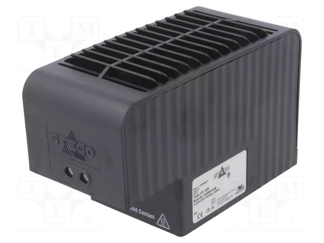 Blower; heating; 1kW; 230VAC; IP20; for DIN rail mounting; 63m3/h STEGO 03209.0-00