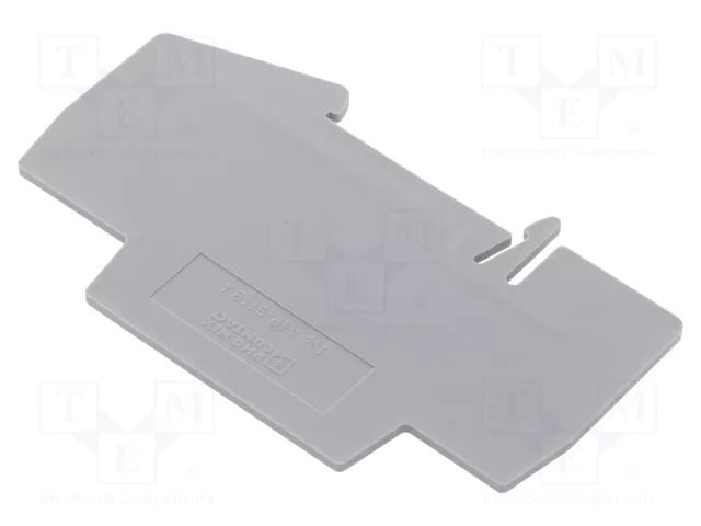 Separating plate; grey; L: 88.7mm; W: 2mm; H: 53mm PHOENIX CONTACT ATP-STTB4