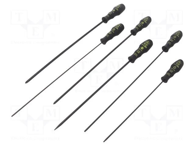 Kit: screwdrivers; Phillips,slot,Torx®; ESD; 6pcs. C.K CK-T4797ESD