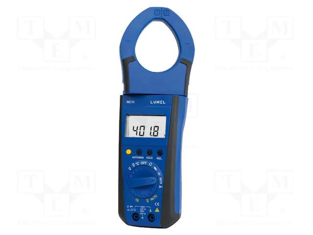 Meter: multifunction; digital,pincers type; LED; Sampling: 3x/s LUMEL NC11-100P1