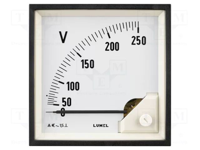 Ammeter; on panel; I AC: 0÷500A; True RMS; Class: 1.5; 40÷72Hz; 600V LUMEL EA19N-E42200000000