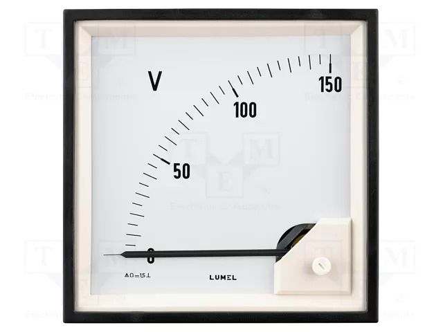 Ammeter; on panel; I DC: 0÷1A; Class: 1.5; Length: 160mm; 600V; MA12 LUMEL MA12N-A20100000000