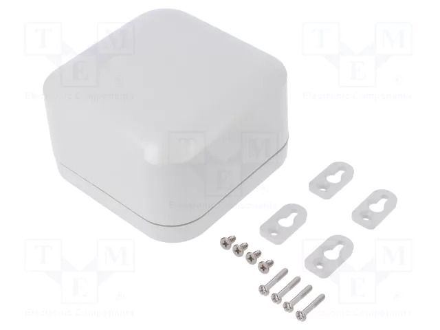 Enclosure: multipurpose; X: 120mm; Y: 120mm; Z: 70mm; polycarbonate HAMMOND HM-1557DA2GY