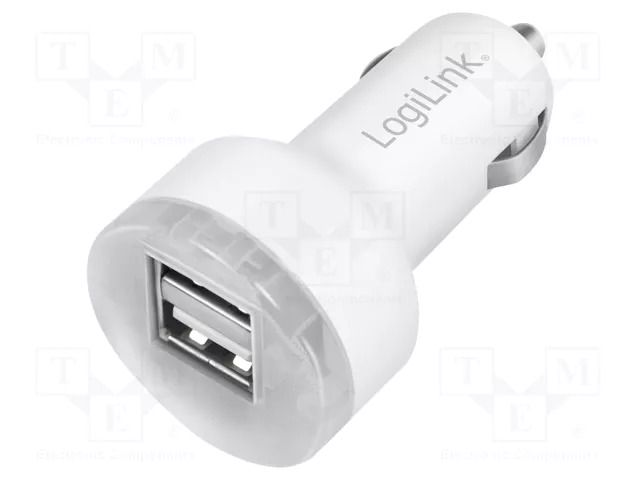 USB power supply; USB A socket x2; Sup.volt: 12÷24VDC; 5V/2.1A LOGILINK PA0227