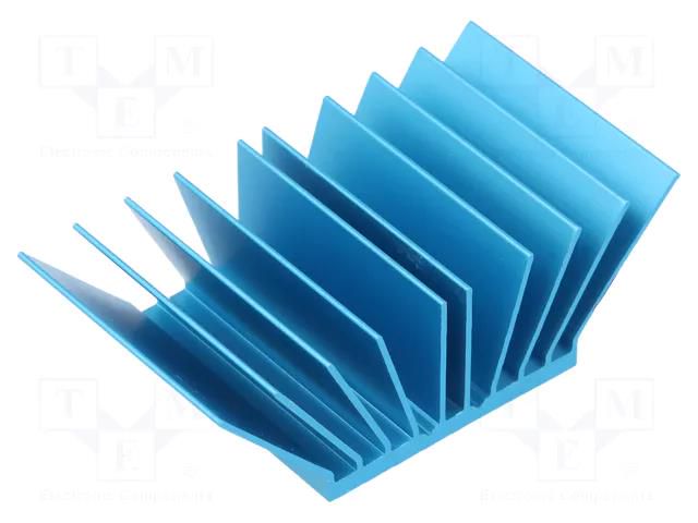 Heatsink: extruded; grilled; BGA; blue; L: 31mm; W: 31mm; H: 17.5mm Advanced Thermal Solutions ATS-50310P-C1-R0