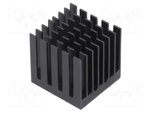 Heatsink: extruded; grilled; BGA; black; L: 25mm; W: 25mm; H: 24.5mm Advanced Thermal Solutions ATS-55250W-C1-R0