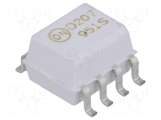 Optocoupler; SMD; Ch: 2; OUT: transistor; 5.3kV; SO8 ONSEMI MOCD207M