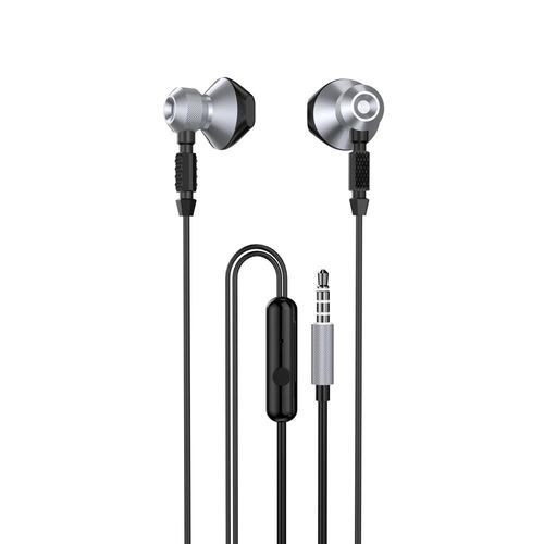 Dudao Metal Wired Earbuds 3.5mm Mini Jack Gray (X2C-Gray), Dudao 6973687241414 6973687241414