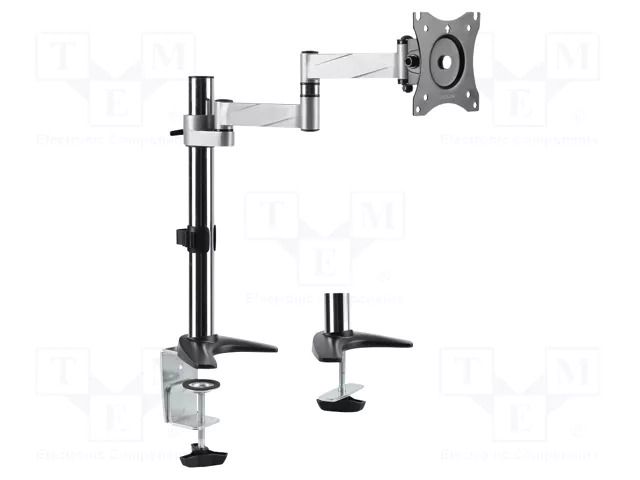 Holder; 8kg; 13÷27"; Arm len: 396mm; Standard: 75x75mm,100x100mm LOGILINK BP0076