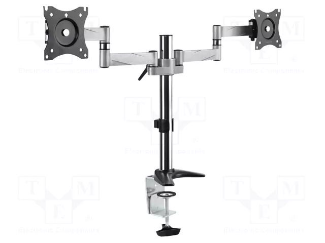 Holder; 8kg; 13÷27"; Arm len: 342mm; Standard: 75x75mm,100x100mm LOGILINK BP0077