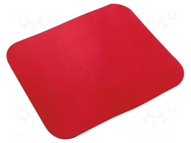 Pad; red; mouse; 220x250x3mm LOGILINK ID0128