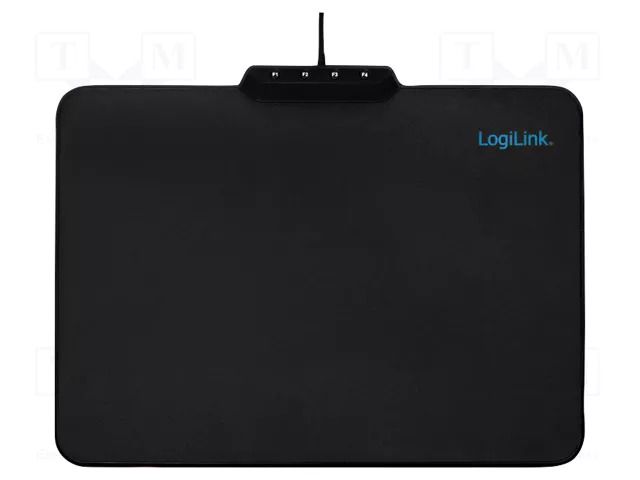 Pad; black; mouse; with LED; 360x260mm LOGILINK ID0155